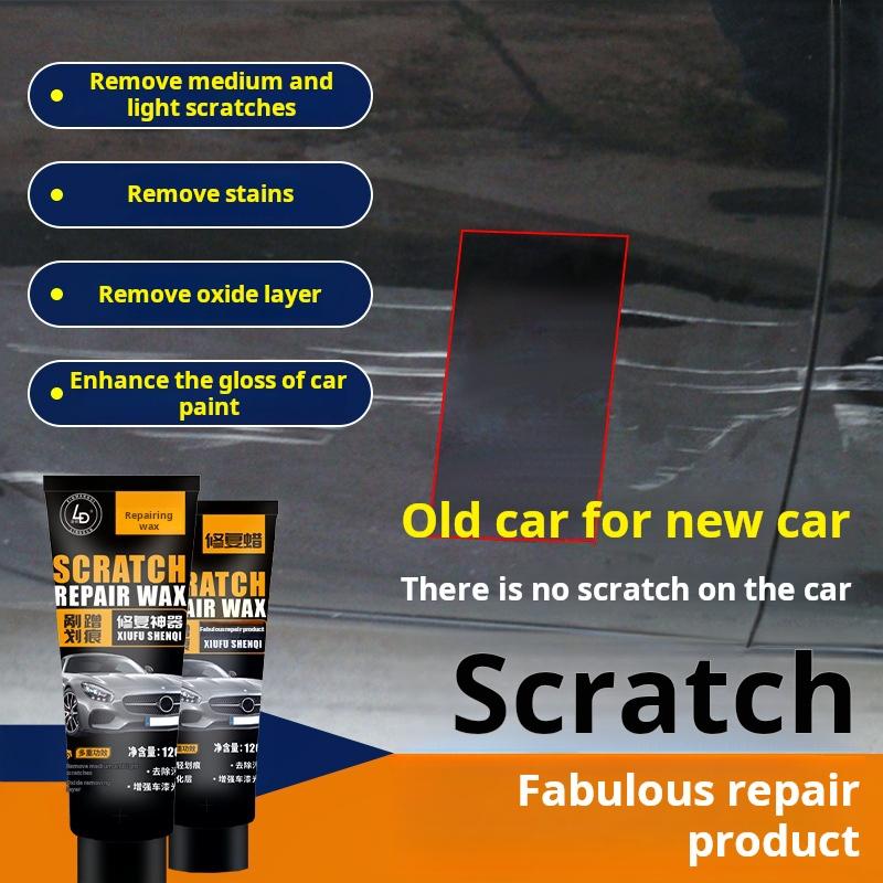 AIMANA Car & Motorcycle Universal Scratch Remover Polishing Wax Kit(Includes ointment and wiping cloth)